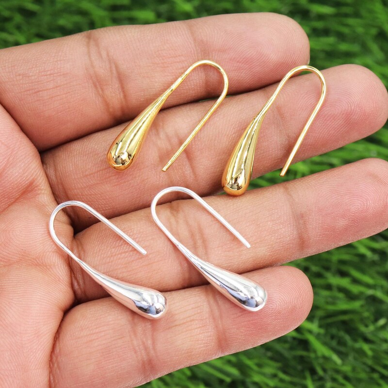 MINI DROP EARRINGS GOLD main image 1
