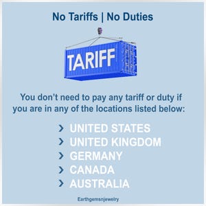 May include: A blue shipping container labeled "TARIFF" is suspended by a crane. Text above reads "No Tariffs | No Duties." Below, a list of countries: United States, United Kingdom, Germany, Canada, and Australia. The image is on a light blue background.
