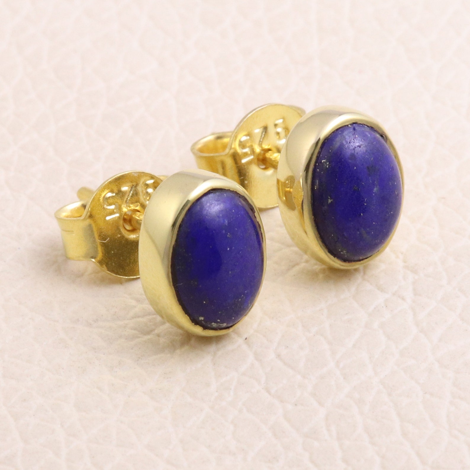 Lapis Stud EarringsLapis Lazuli EarringsSterling Silver Etsy