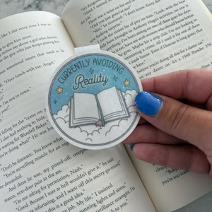 Magnetic Bookmark, Holographic Bookmark, Cute Bookmark, Gift Idea