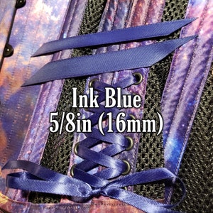 Ink Blue (Double Faced Satin Ribbon)