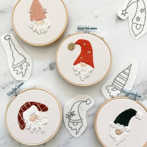 Gnome Stick and Stitch Embroidery Pack