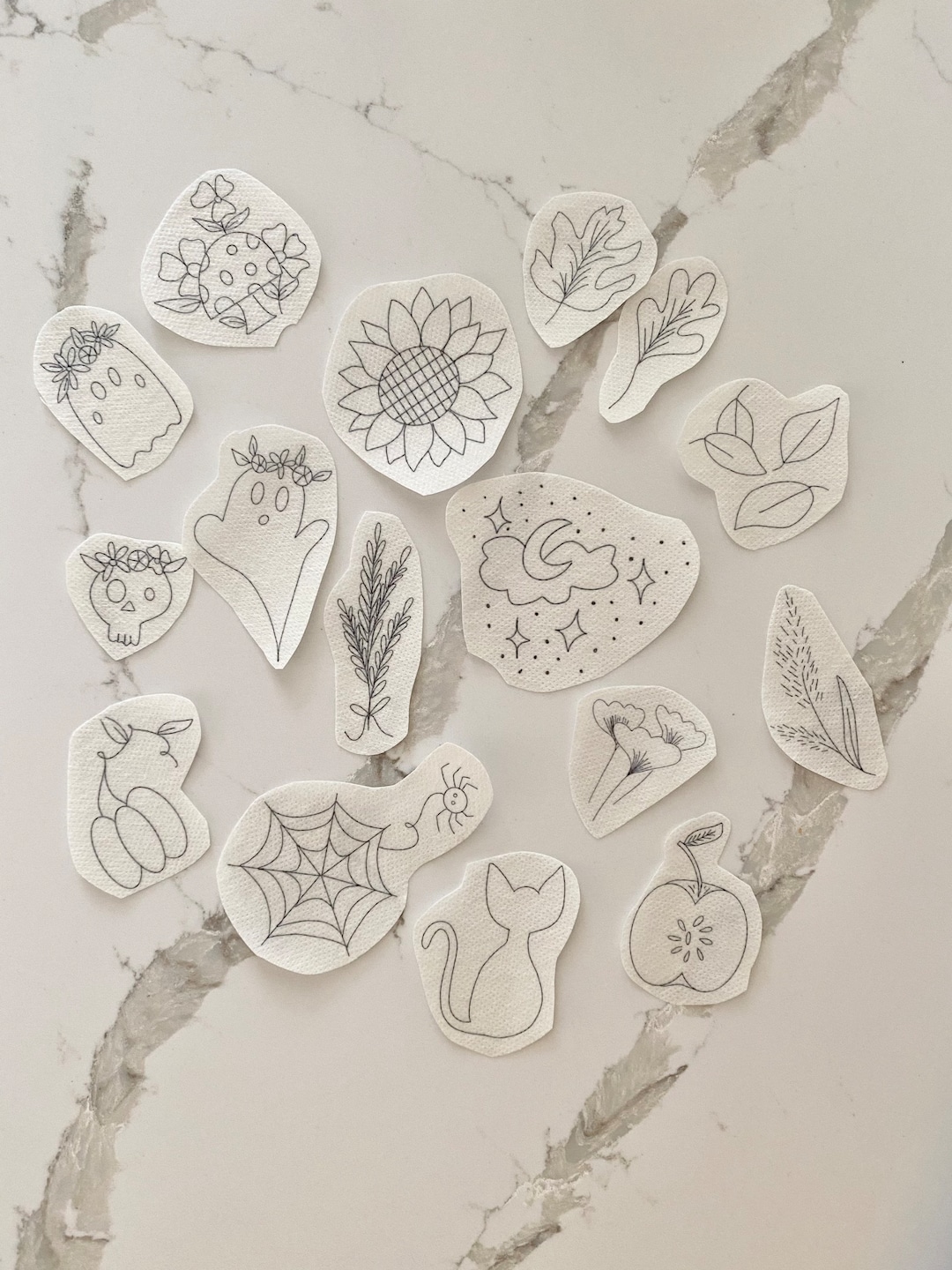 Fall Stick and Stitch Embroidery Pack - Etsy