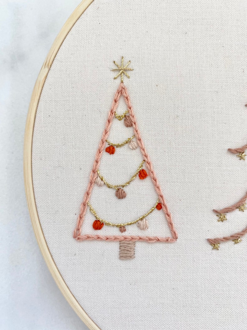 Merry Christmas Trees PDF Pattern - Etsy