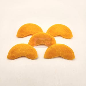Wax Cling Peach Slices , Fake Fruit, Wax Fruit, Fruit Embeds, Gel Embed, 8oz bag