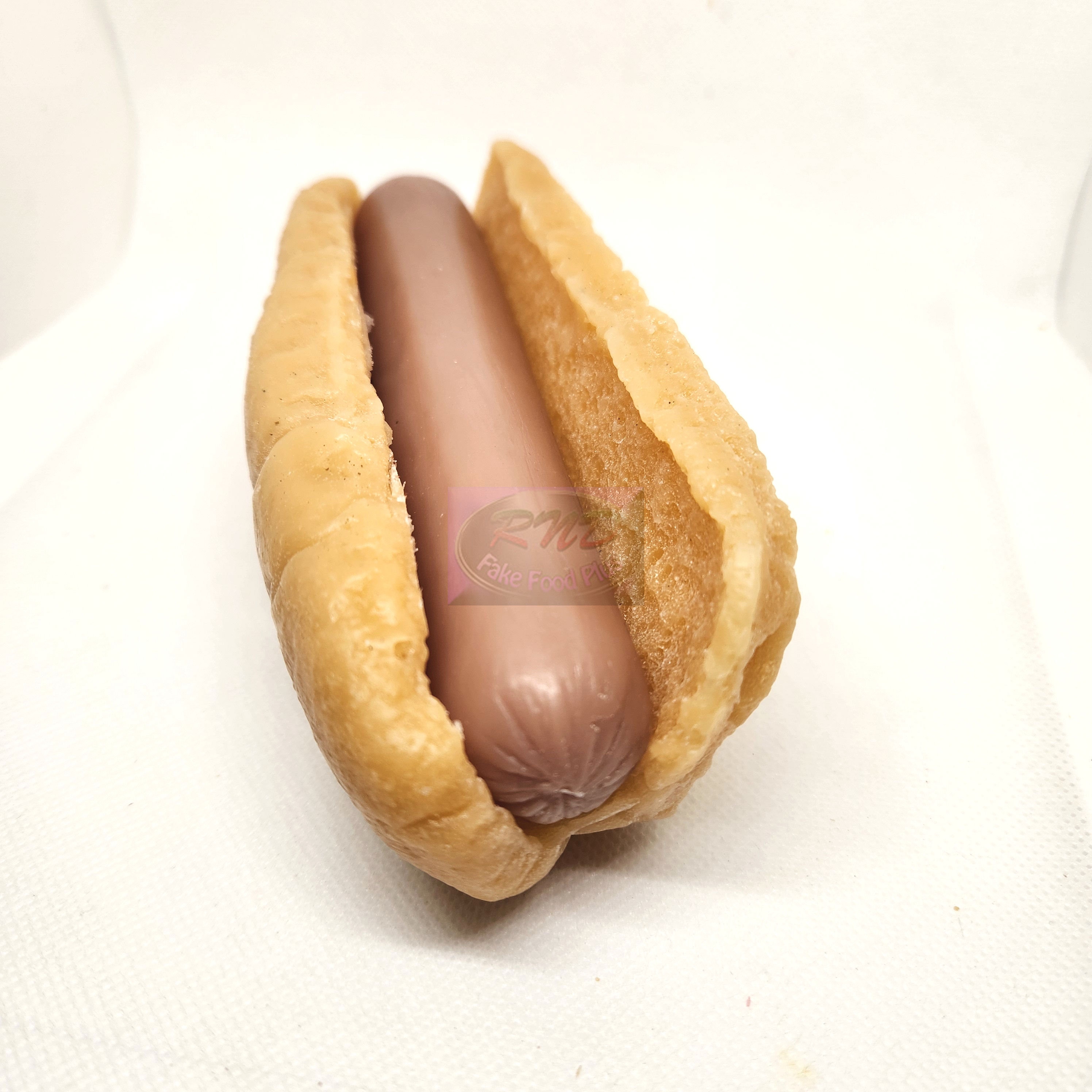 2 Pezzi Di Pane Per Hot Dog Finto E Realistico In PU – Modello Simulazione Per Fotografia, Vetrina, Decorazione Cucina E Scherzi - 2
