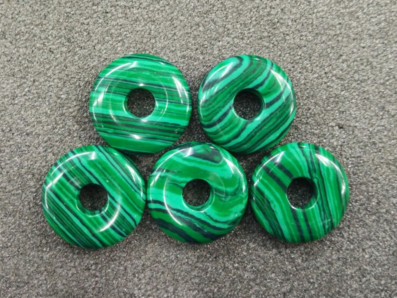 10pcslot 4mm Big hole 18mm Donut Ring Beads-opalite,blue turquoise,green aventurine,rose quartz,red stone,tiger eye,blue Sand,sodalite