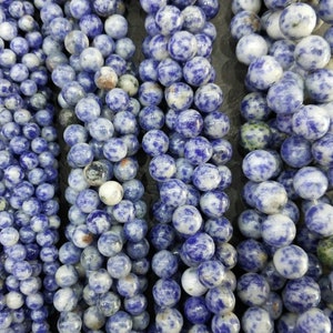 Natural White Blue Sodalite stone round beads,6mm,8mm,10mm,12mm round ball beads