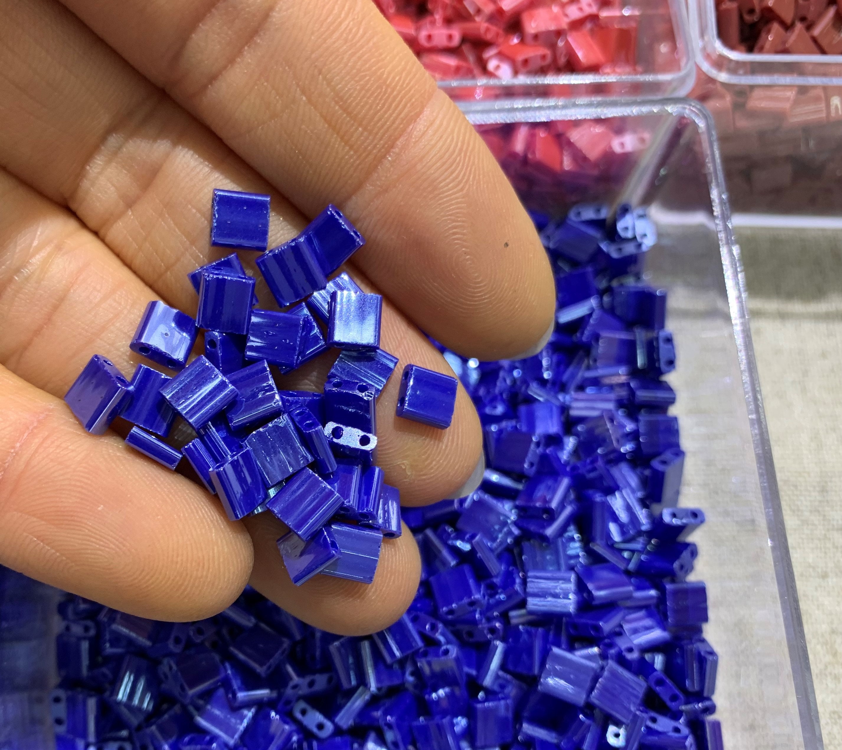 200pcs/lot Large Tila BeadsGlass 5x5mm Square Beads with 2 Etsy