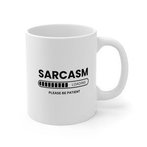 Sarcasm loading mug -  España