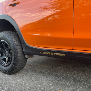 Custom Crosstrek Lettering Decal - High-Quality Oracle 651 READ Description (Set of 2)