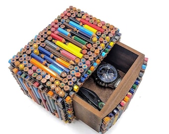 Up-cycled Jewelry Drawer Box - Colors