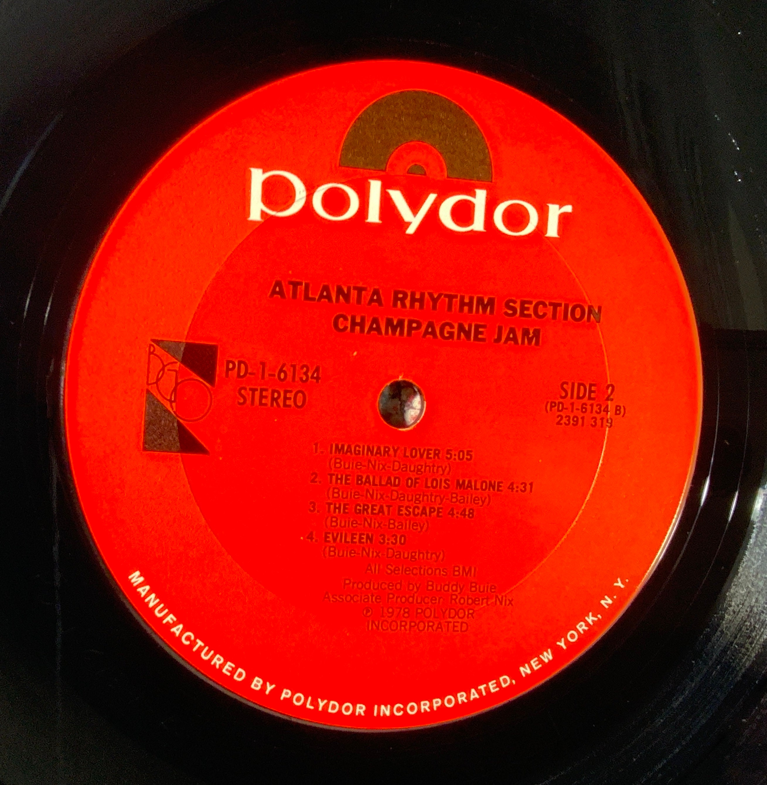 Atlanta Rhythm Section Champagne Jam Vinyl US Pressing Etsy