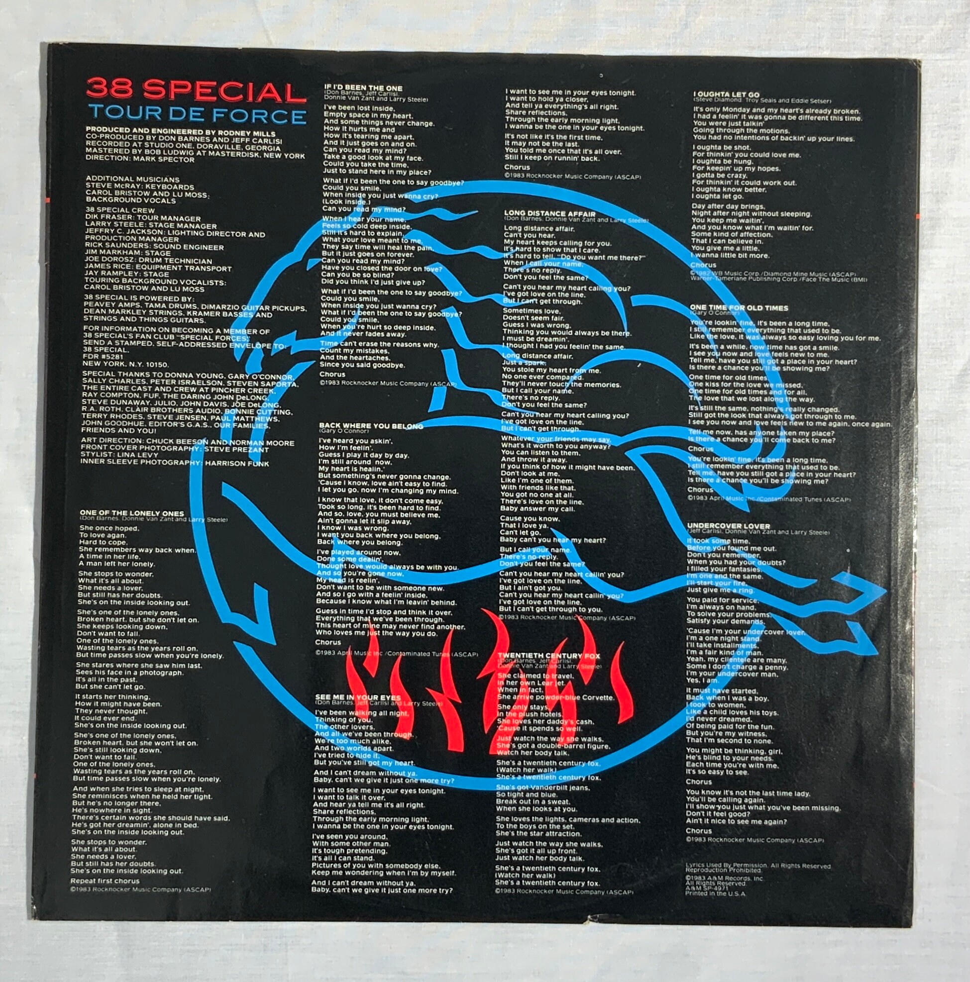 38 Special Tour De Force Vinyl US Pressing 1983 | Etsy