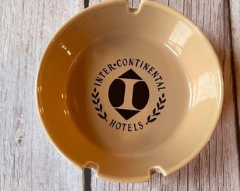 Vintage Ashtray - Inter-Continental Hotels - Bauscher Weiden - Bavaria Germany