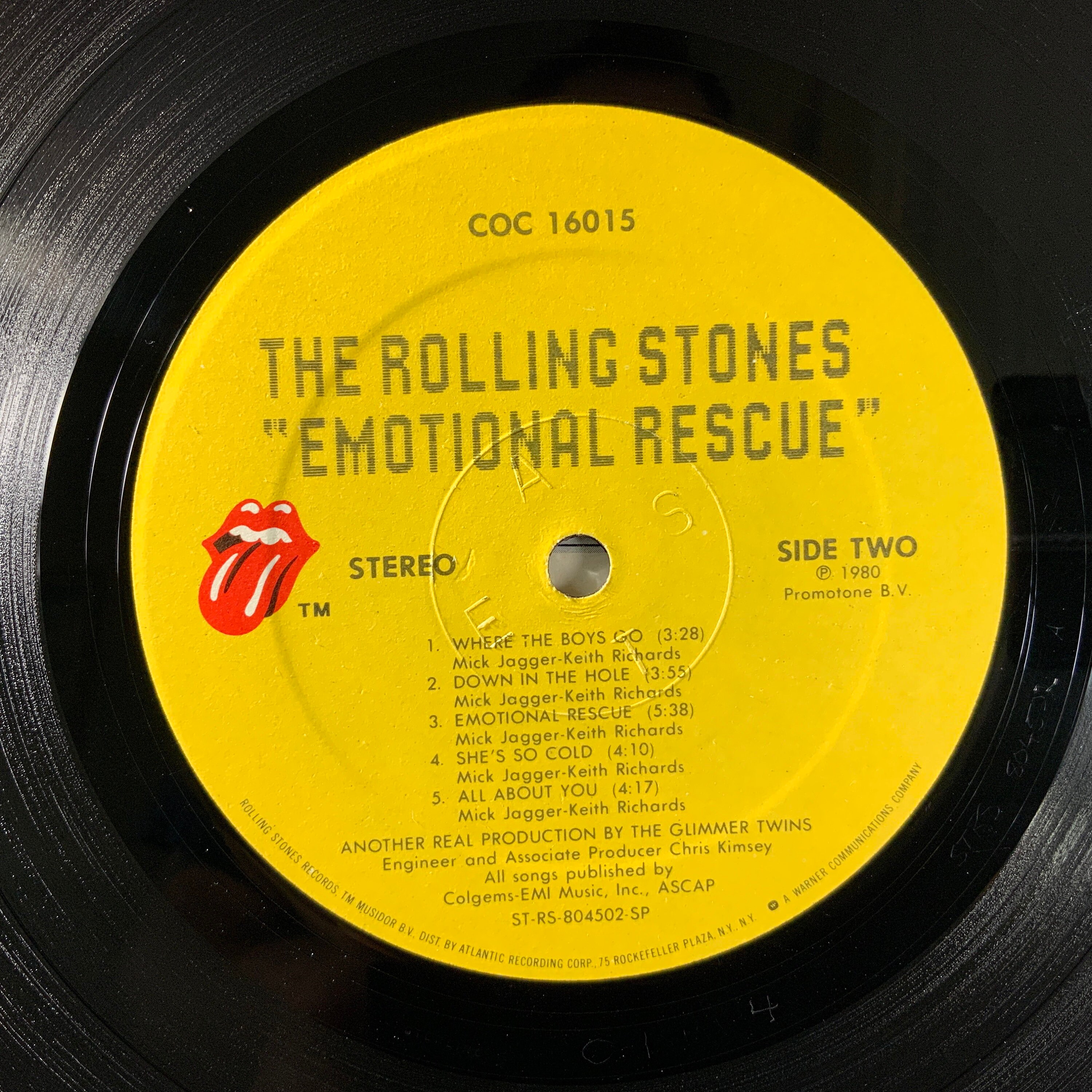 The Rolling Stones Emotional Rescue Vinyle US Pressing Etsy The Rolling Stones Emotional Rescue Vinyle US Pressing Etsy