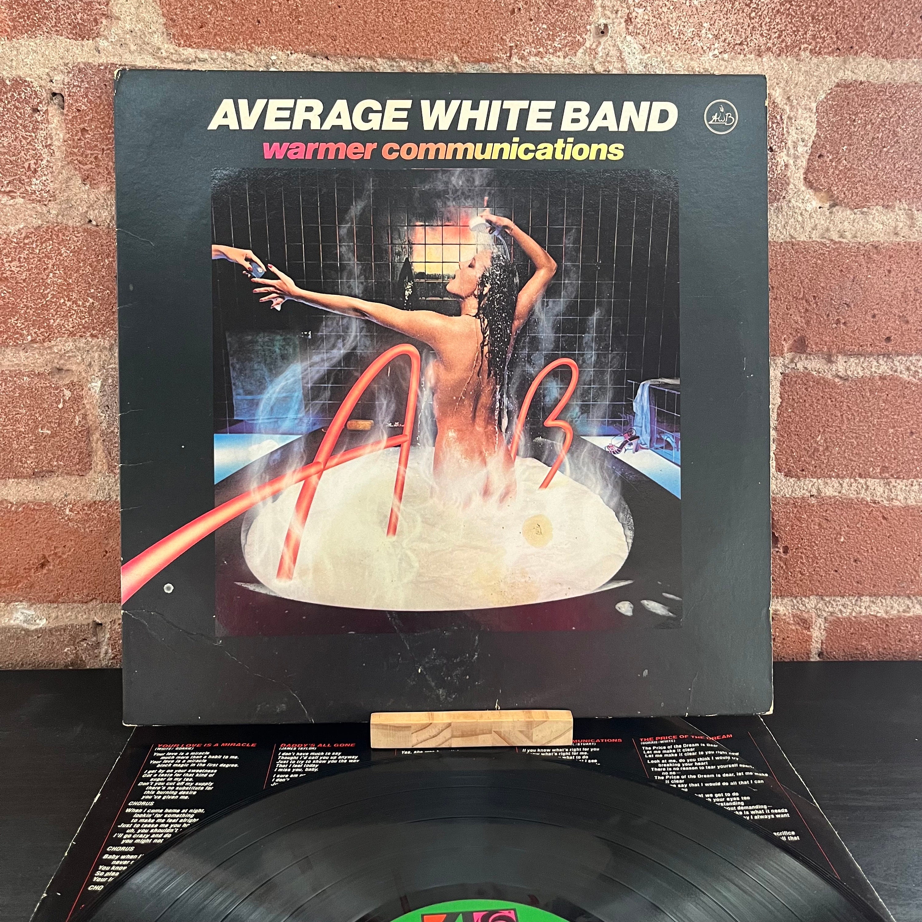 Average White Band - Warmer Communications Vinyl Record - 1978 US Pressing
