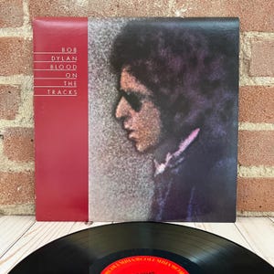 Bob Dylan - Blood On The Tracks - Folk Vinyl Record - US Pressing 1975 Reissue - No Liner Notes - Play Tested & Cleaned - Tangled Up In Blue