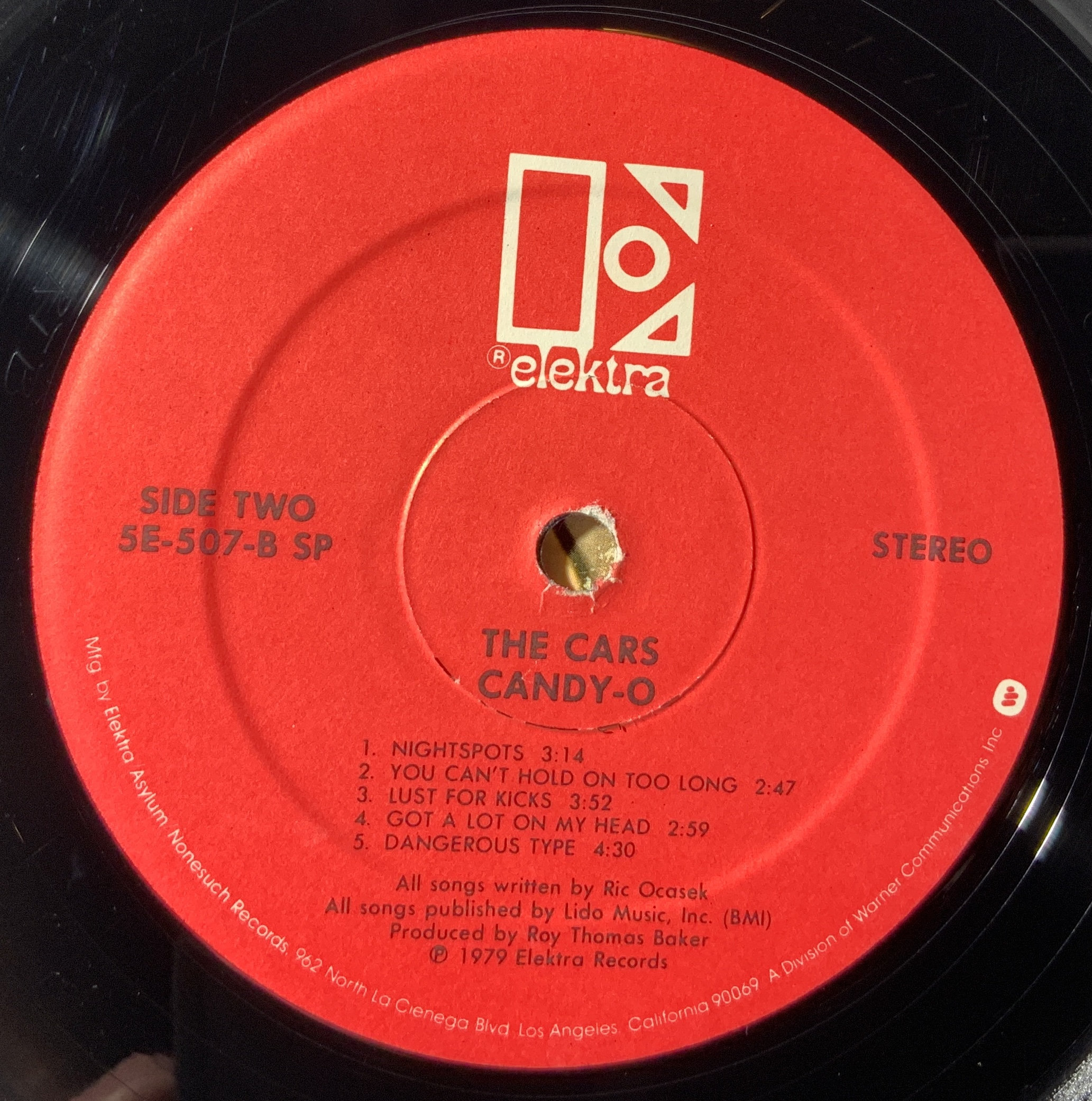 The Cars CandyO Vinyl US Pressing 1979 Etsy