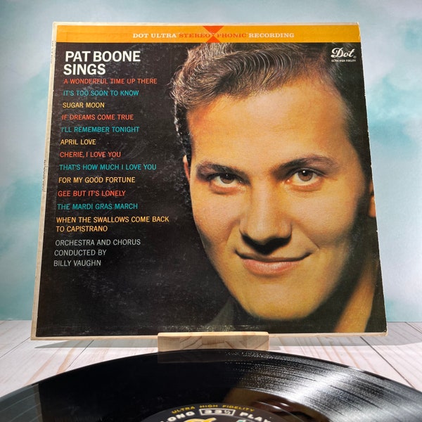 Pat Boone - Pat Boone Sings - Vinyl - US Pressing 1959