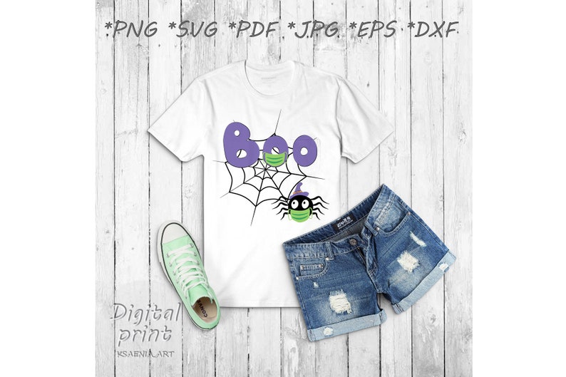 Download Cute Halloween Clipart Svg Quarantine Funny Halloween Svg Etsy