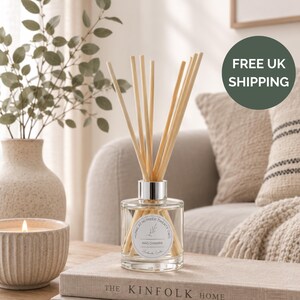 Nag Champa Reed Diffuser: Relaxing Home Fragrance, Meditation Decor, Handmade