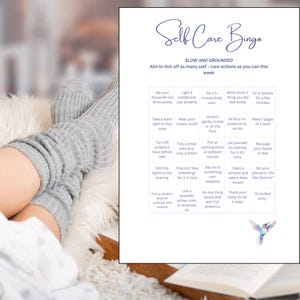 Self-Care Bingo Starter Bundle – Set of 3 Printable Wellness Games | Mindfulness Activities PDF | Mental Health Support | Instant Download