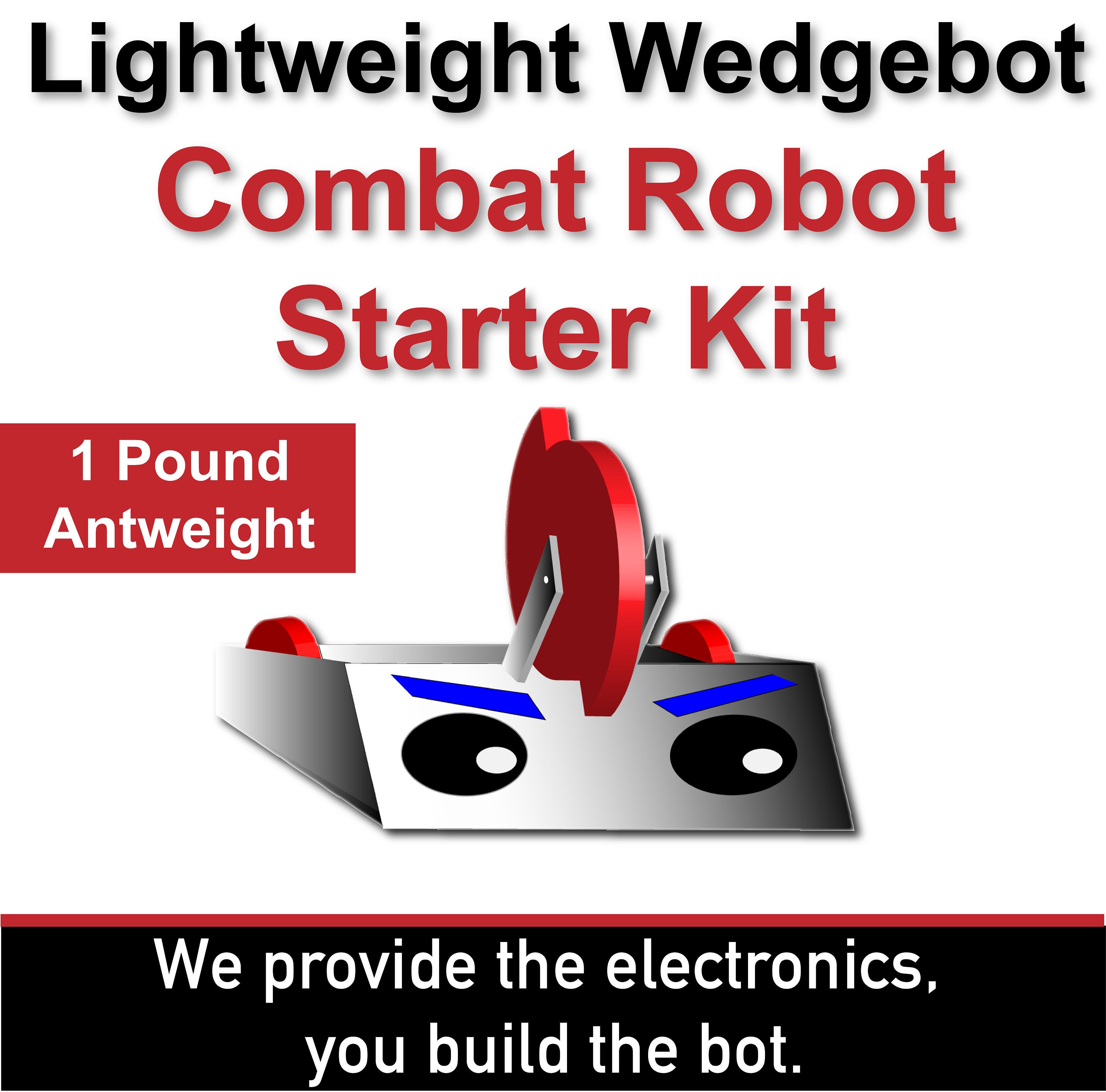 Combat Robot Battlebot Starter Kit Antweight Wedgebot Etsy