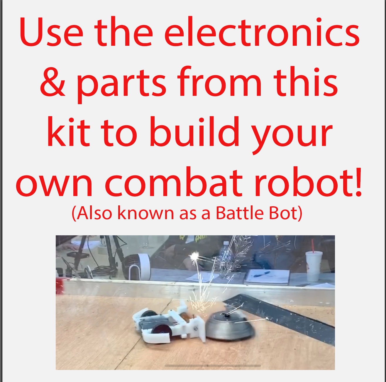 Combat Robot Battlebot Starter Kit Antweight Wedgebot Etsy