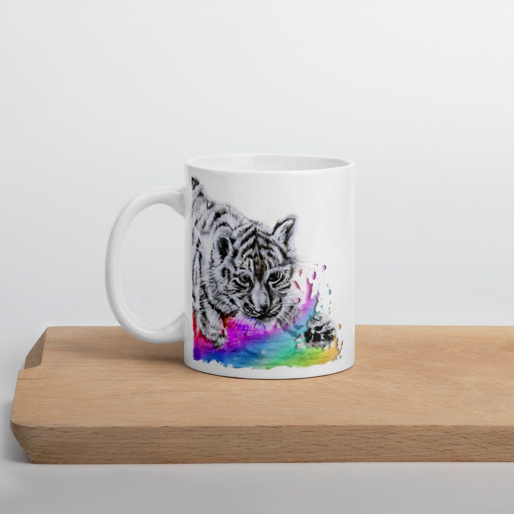Personalized Tiger Mug Tiger Cub Mug Animal Print Mug Mug - Etsy UK