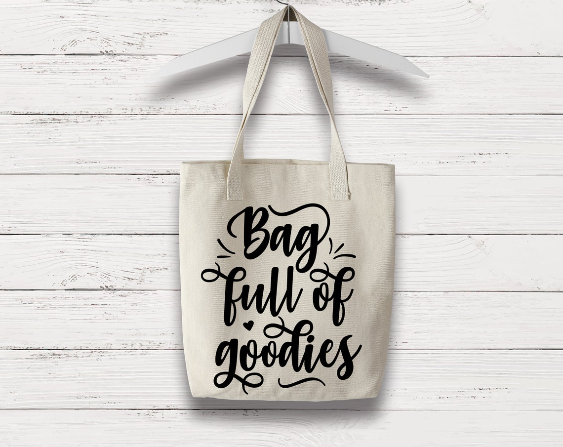 Tote Bag Bag Full of GOODIES Sandstone/nature Etsy