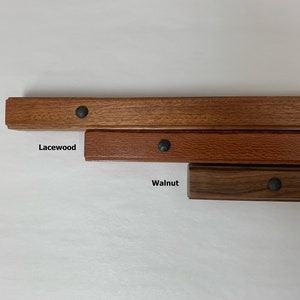 Textile Hanger / Tapestry Hanger/Quilt Hanger/ Wall Art Hanger Frame (Sapele, Lacewood, Walnut)