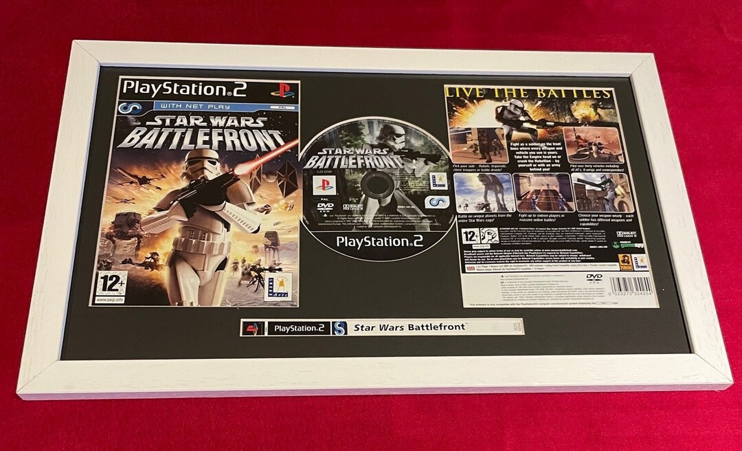 Ps2 Rear Star Wars Battlefront PS2 - Closed Back Frame. Front and Rear Covers ...