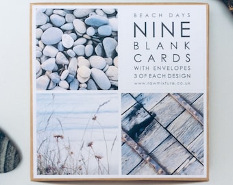 Box of 9 Small Cards - Beach Days Collection