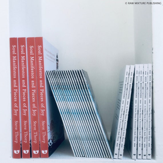 Soul Mix Book Bundle. Written by Steve Thorp. Illustrated by Ruth Thorp. Soul Manifestos, Soul Meditations and Blue Marble