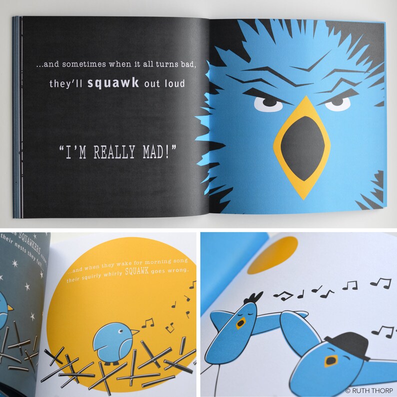 Picture Book Bundle by Ruth Thorp and Sarah Mahfoudh. Squiggle Bee, The Squawks and Lilly Mae illustrated rhyming children's books. image 7