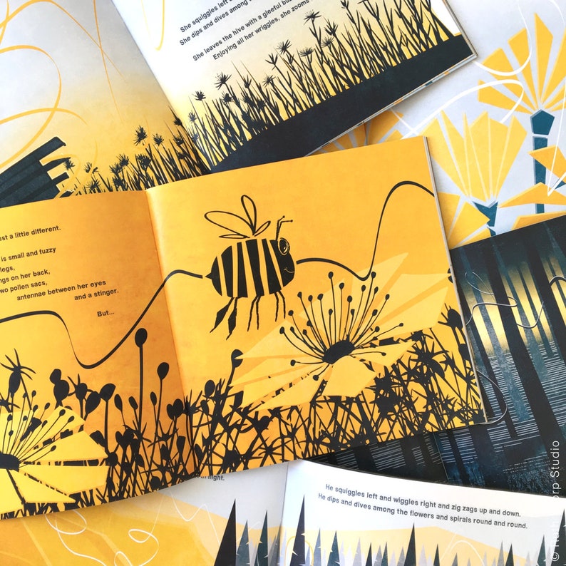 Picture Book Bundle by Ruth Thorp and Sarah Mahfoudh. Squiggle Bee, The Squawks and Lilly Mae illustrated rhyming children's books. image 3