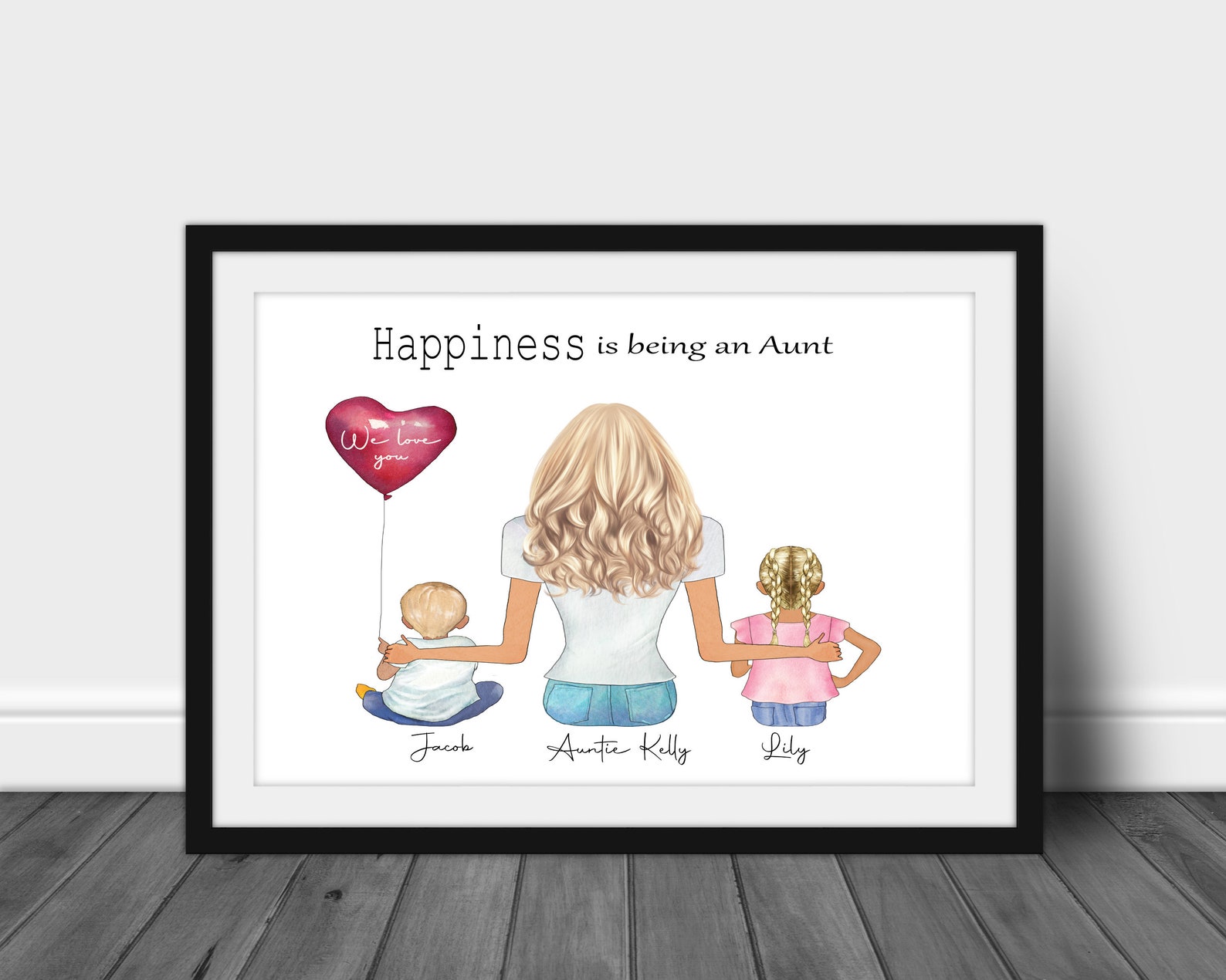 Personalised Auntie Print Auntie Gift Family Gift family - Etsy UK