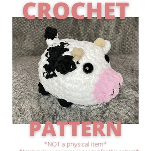 No-Sew Cow Crochet Pattern: no sew farm animal crochet pattern