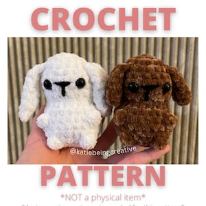 No-Sew 2 in 1 Dog and Bunny Crochet Pattern