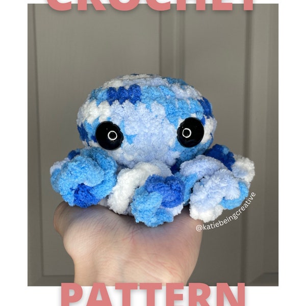 No-Sew Octopus Crochet Pattern: Best Selling and Quick Crochet Pattern For Markets