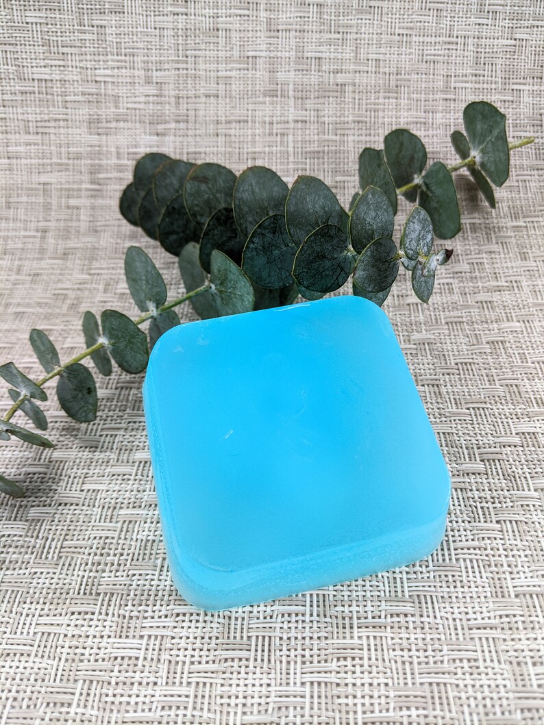 Eucalyptus Square Bar Soap, Handmade Soap, Hand Soap, Honey Glycerin