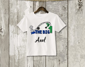 Big One First Birthday Tractor Shirt