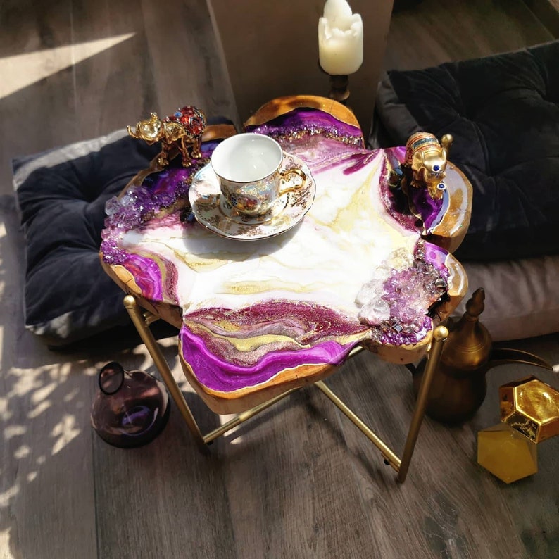 The 5 Best Magenta Epoxy Resin Table Top Reviews In 2021 1