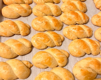 Greek Butter Cookies – Traditional Homemade Koulourakia – Greek Dessert
