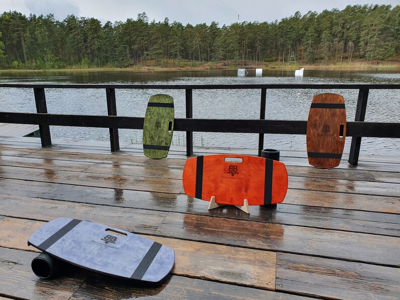 Wooden Wakeboard Balance Trainer / Balance Board From Baltic Birch
