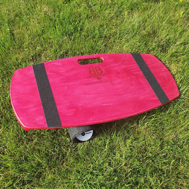 Wooden Wakeboard Balance Trainer / Balance Board From Baltic Birch Plywood / Handcrafted /rubber