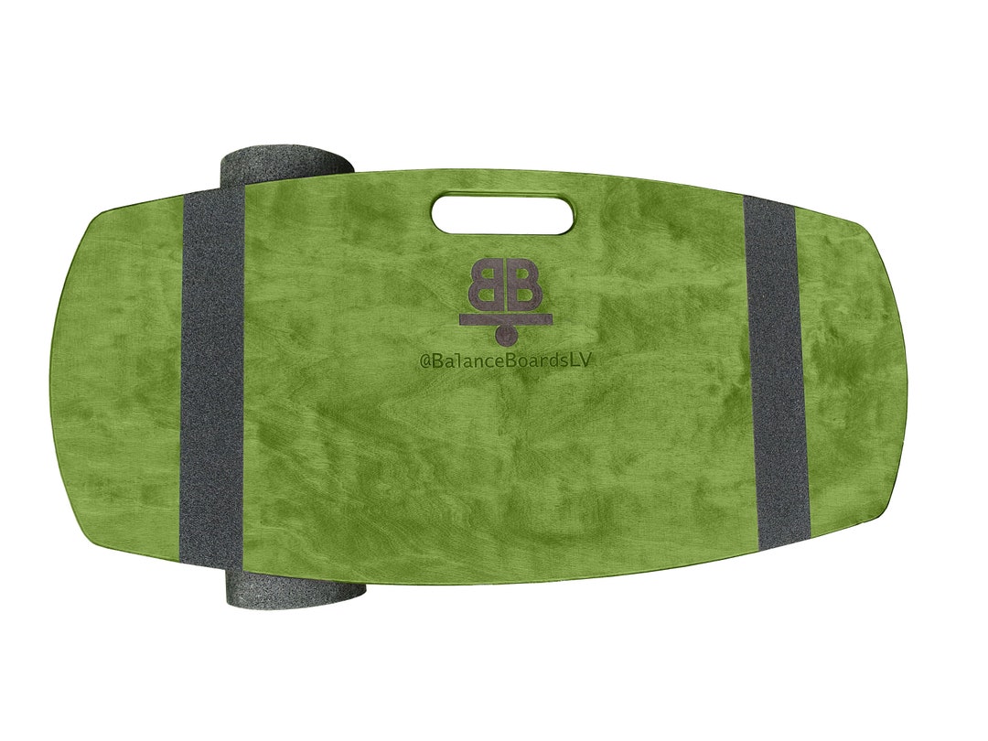 Wooden Wakeboard Balance Trainer / Balance Board From Baltic Birch Plywood / Handcrafted /rubber