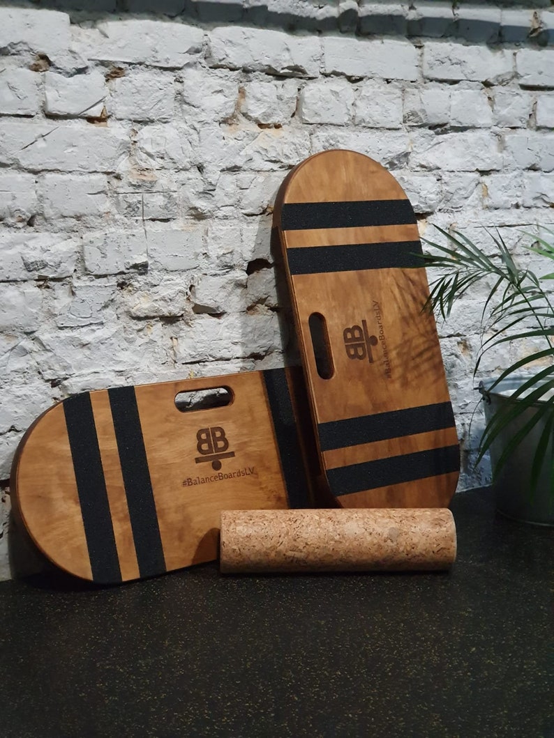 Wooden Balance Board from Baltic Birch Plywood handcrafted Etsy