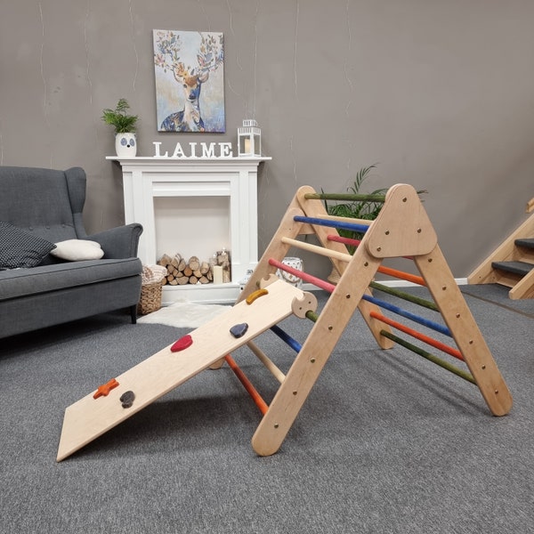Triangle d’escalade Kletterdreieck FedEx livraison | | de gymnastique pour bébé Kinder | | Montessori BalanceBoard